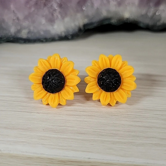 Ear Envy Jewelry - Harvest Sunflower Earrings